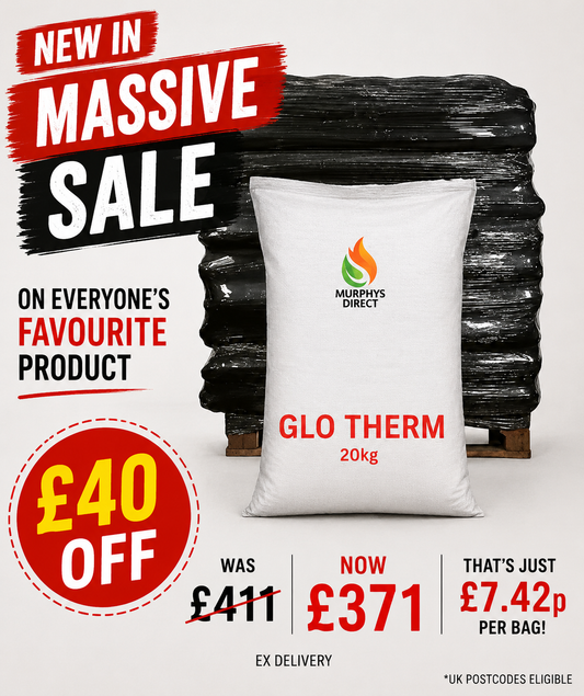 Glo Therm Smokeless Coal (1 Tonne) 50 x 20kg Bags