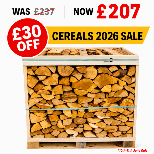 Kiln Dried Birch Log Crates 1m