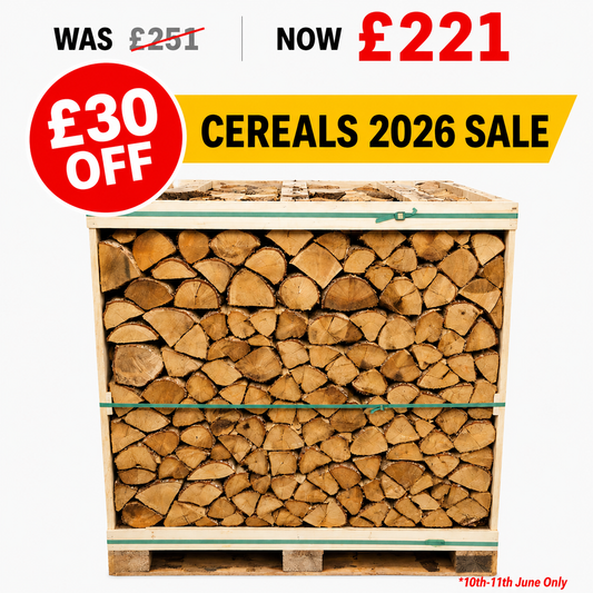 Kiln Dried Oak Log Crates 1m