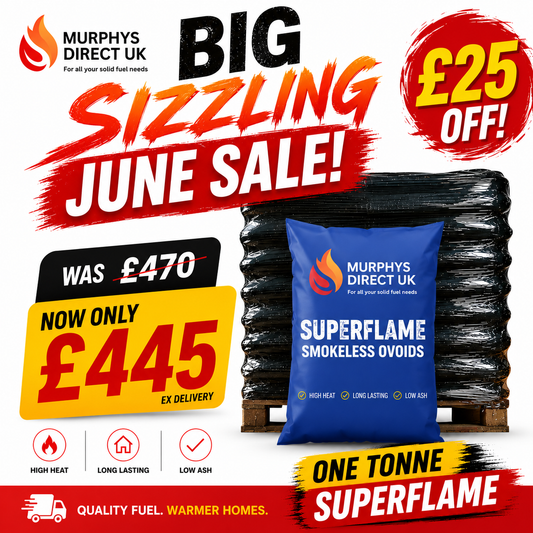 Superflame (Oval) Coal  (1 Tonne) 50 x 20kg bags