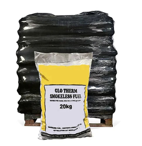 Glo Therm Smokeless Coal (1 Tonne) 50 x 20kg Bags