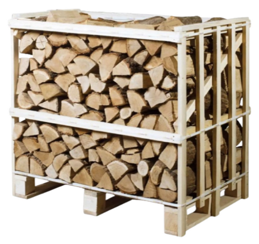 Kiln Dried Alder Log Crates 1m